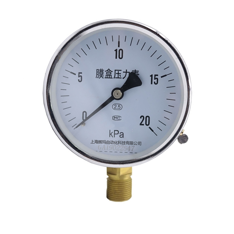 YE-100、150系列膜盒壓力表